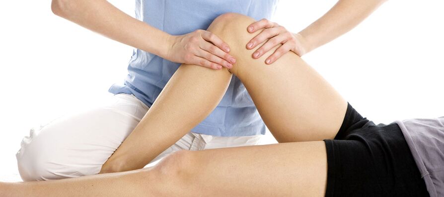 Massageverfahren bei Arthrose des Kniegelenks