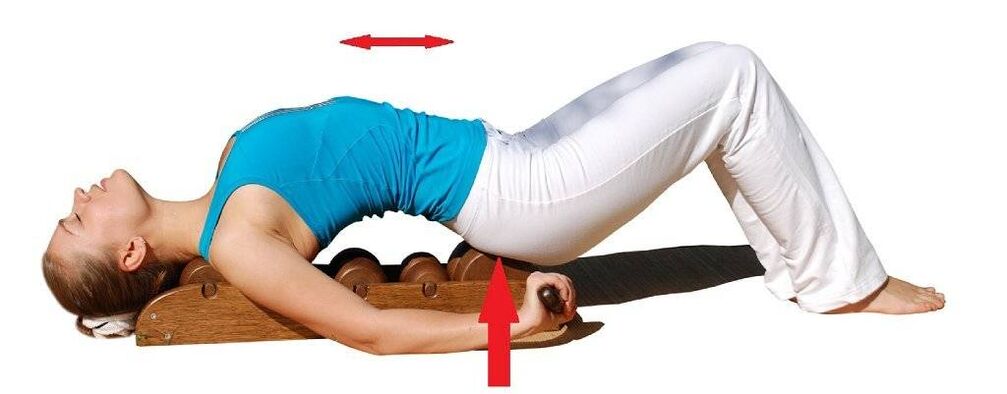 Massagegerät zur Behandlung von spinaler Osteochondrose